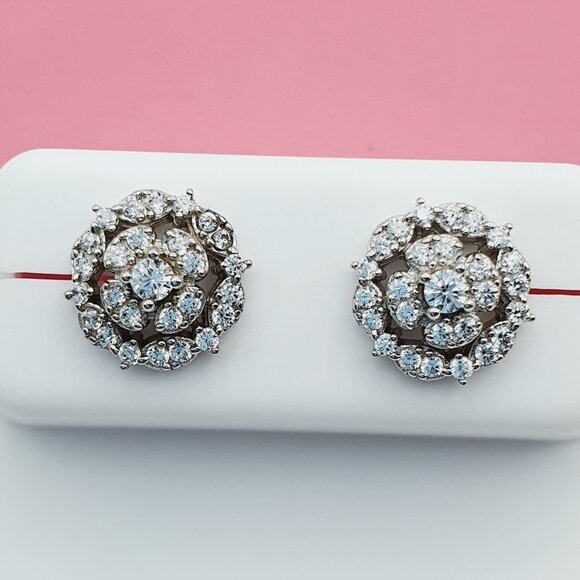 Jewelry - "925 Sterling Silver Cubic Zirconia Earrings, U19254592